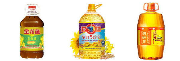 食用油包裝流水線樣品圖