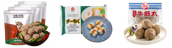 速凍丸子自動包裝機樣品圖